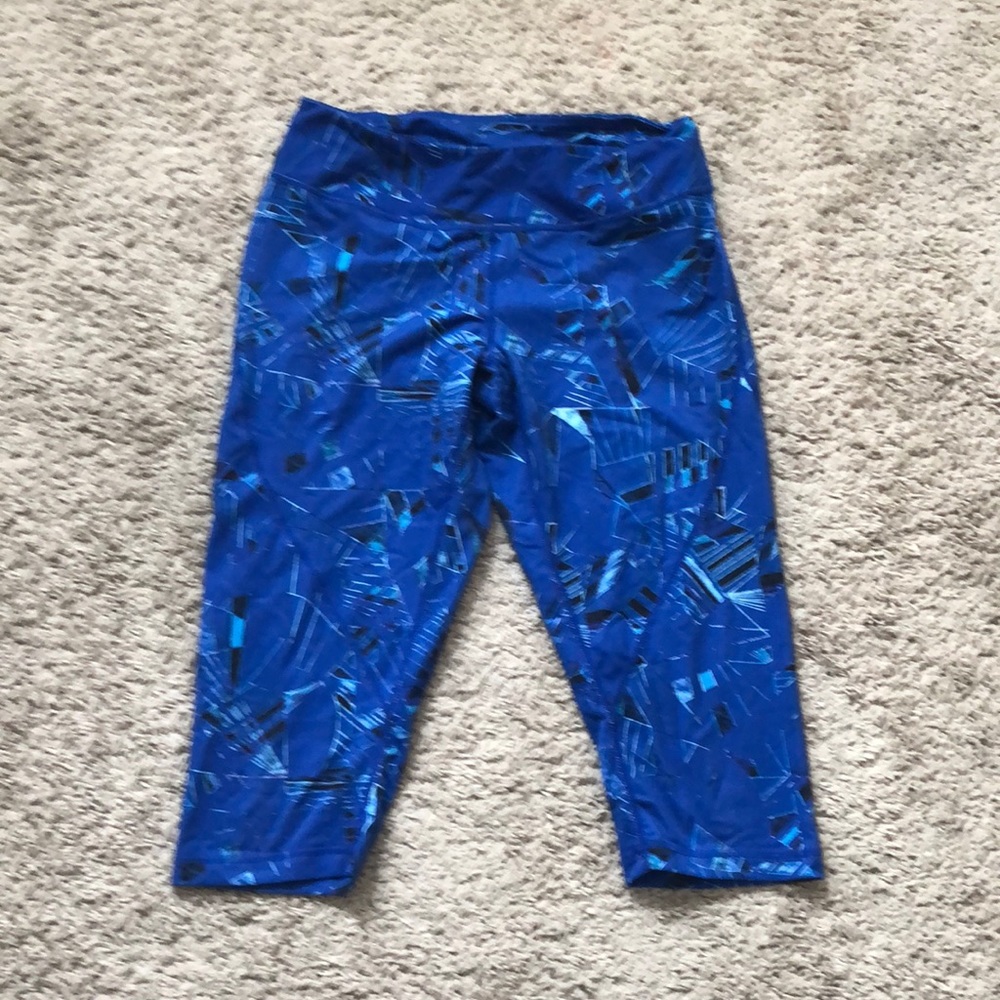 Fun patterned workout capris